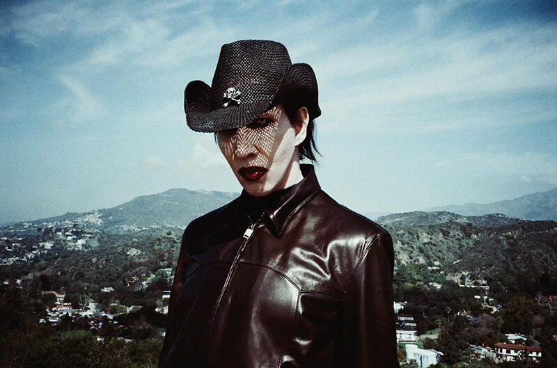 New Marilyn Manson photo by Lindsay Warner